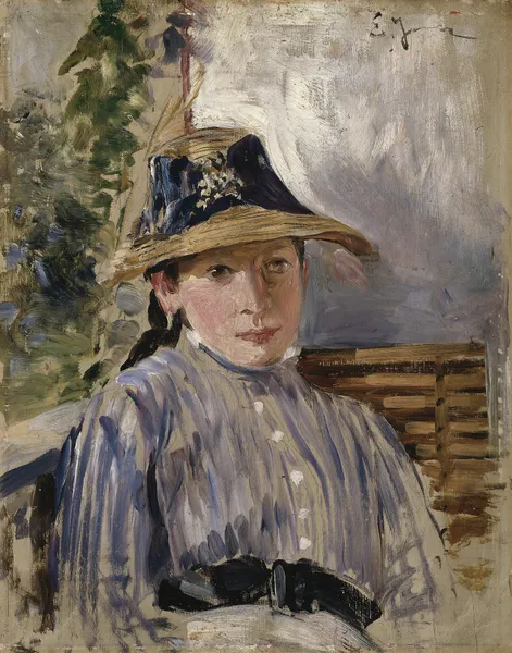 Girl in Blue av Ernst Josephson