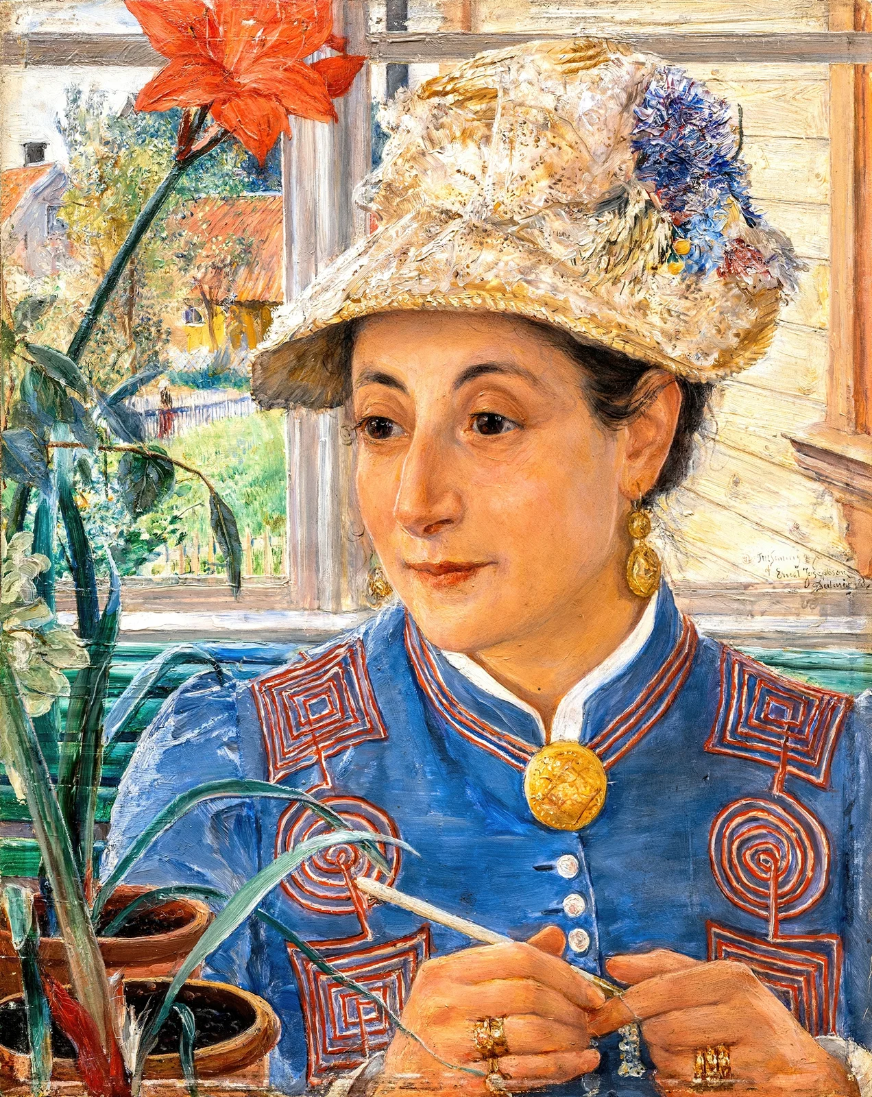Jeanette Rubenson av Ernst Josephson
