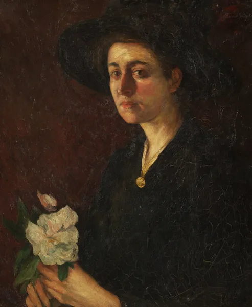Porträtt av mademoiselle Genet av Ernst Josephson