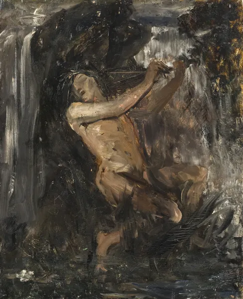Sketch for The Water Sprite av Ernst Josephson