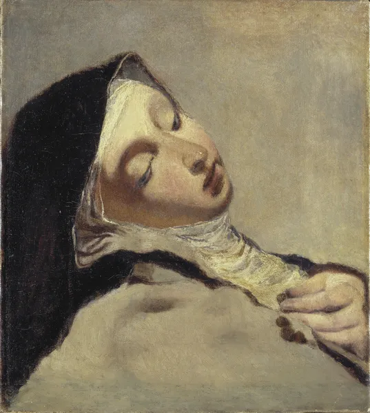 St Teresa in extasy (After Giovanni Battista Piazzetta) av Ernst Josephson