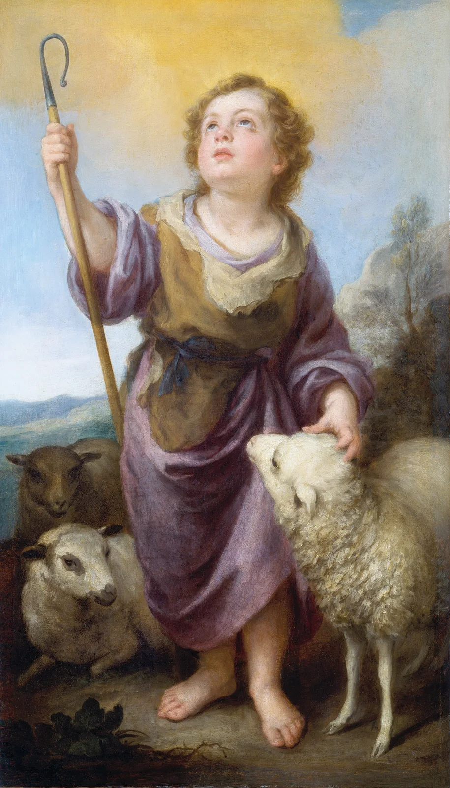 The Good Shepherd av Bartolomé Estebán Murillo