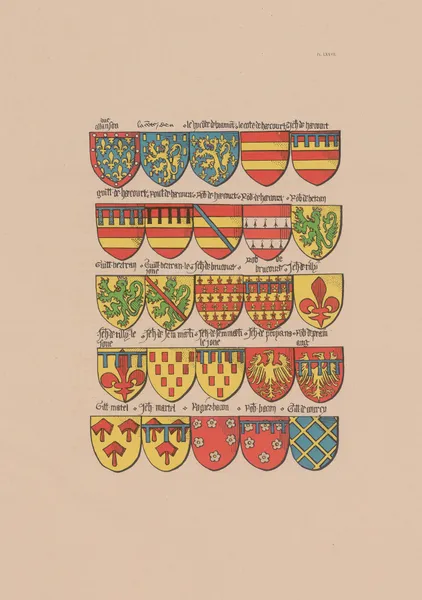 Ancien armorial équestre de la Toison d’or et de l’Europe au 15e siècle Pl.071 av Berger-Levrault et Cie