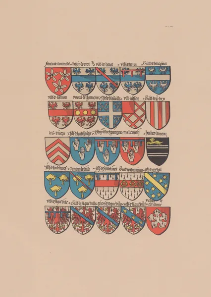 Ancien armorial équestre de la Toison d’or et de l’Europe au 15e siècle Pl.074 av Berger-Levrault et Cie