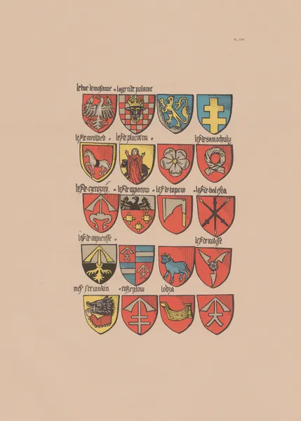 Ancien armorial équestre de la Toison d’or et de l’Europe au 15e siècle Pl.102 av Berger-Levrault et Cie