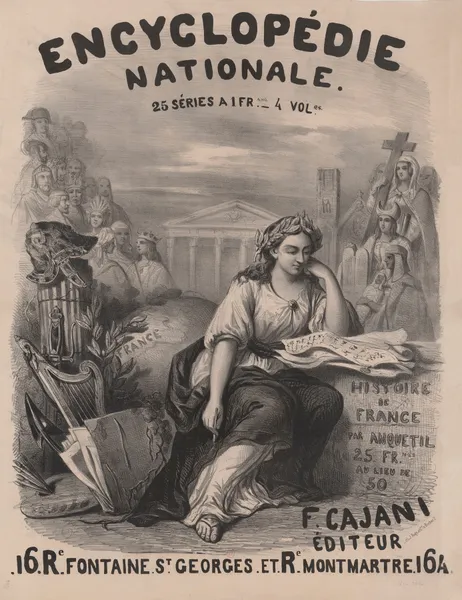 Encyclopédie nationale … Histoire de France par Anqueti av Lith. J. Rigo et Cie