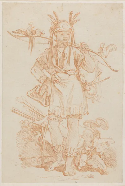 En bueskytte, kineseri av Jean-Etienne Liotard