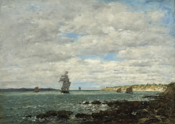 Coast of Brittany av Eugène Boudin