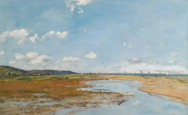 Deauville. Le Rivage av Eugène Boudin