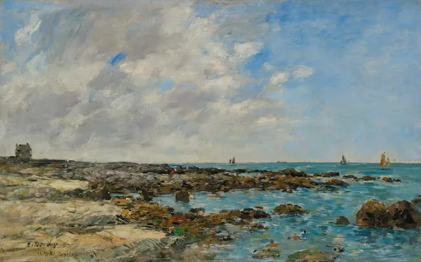 Le Croisic. Bord De Mer av Eugène Boudin