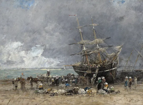 Return of the Terre-Neuvier av Eugène Boudin
