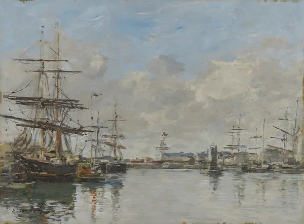 The Harbor of Le Havre av Eugène Boudin