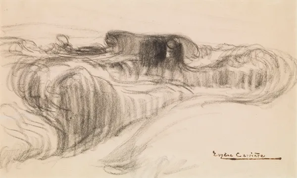 Landscape av Eugène Carriere
