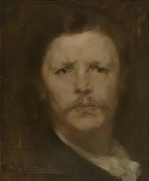 Self-portrait, Eugène Carrière av Eugène Carriere