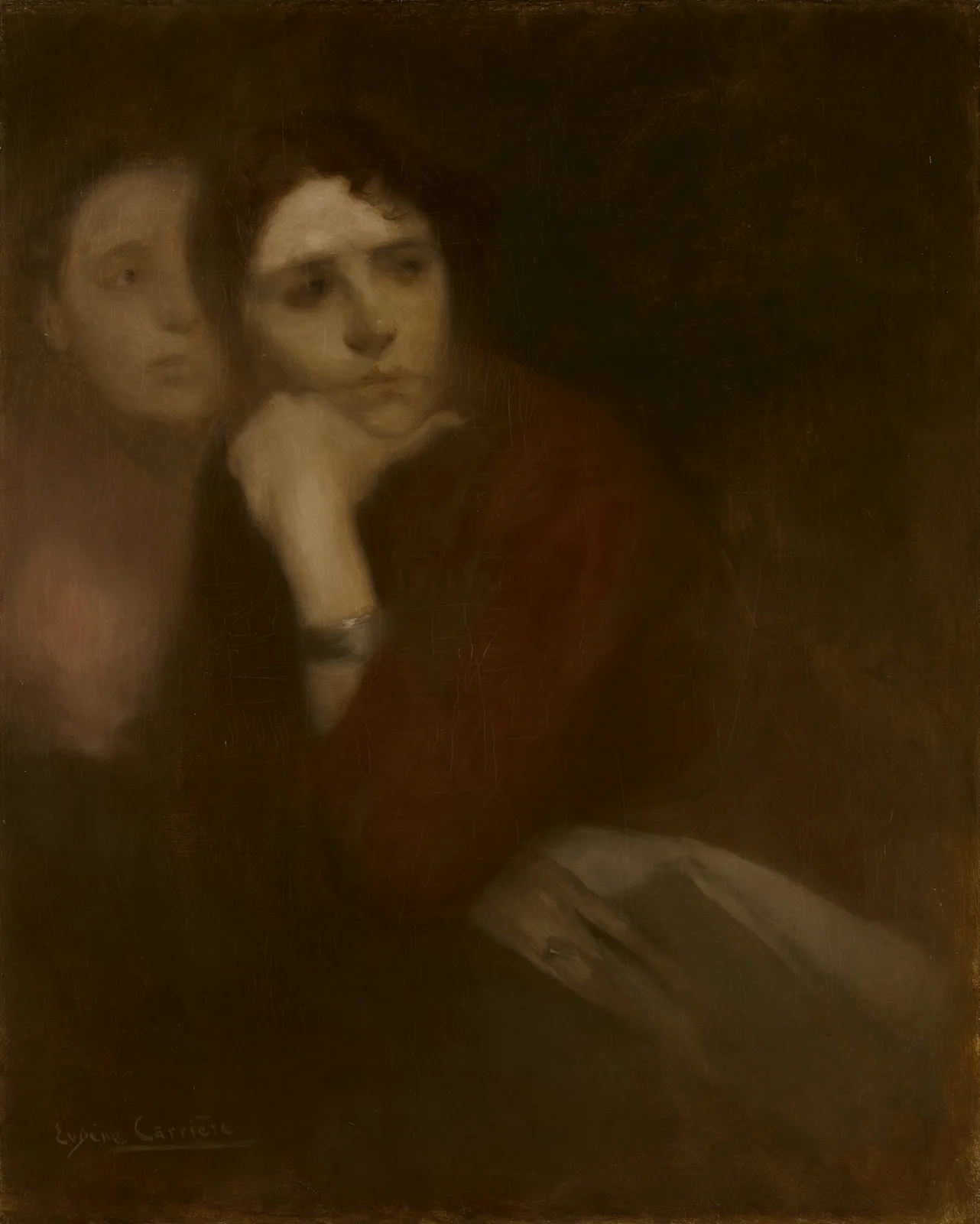 Two Women av Eugène Carriere