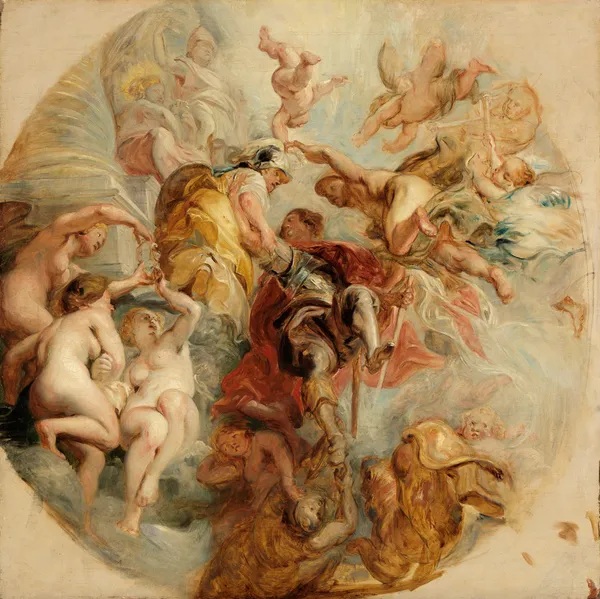 Apotheosis of the Duke of Buckingham av Eugène Delacroix