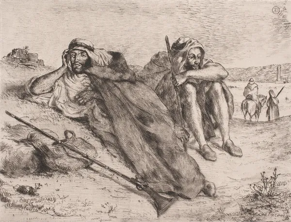 Arabere fra Oran av Eugène Delacroix