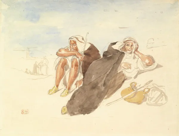 Arabs Of Oran av Eugène Delacroix