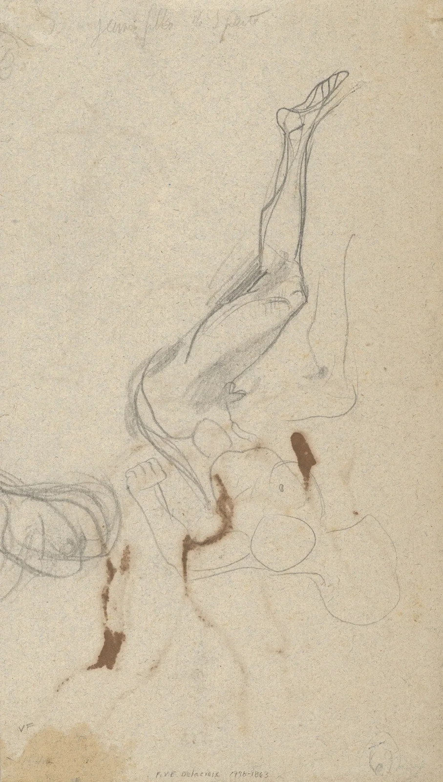 Figure Studies av Eugène Delacroix