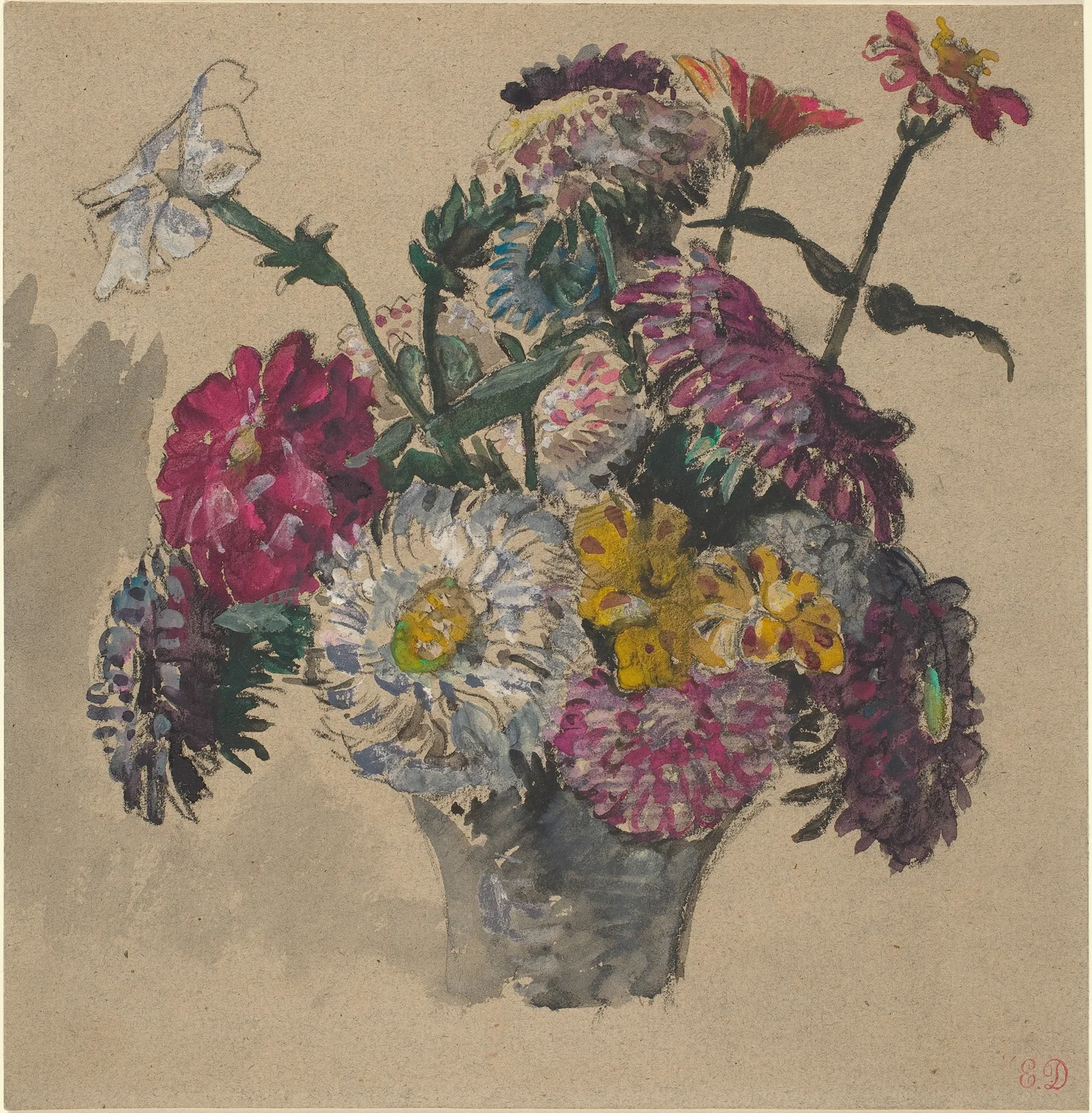 Flowers av Eugène Delacroix