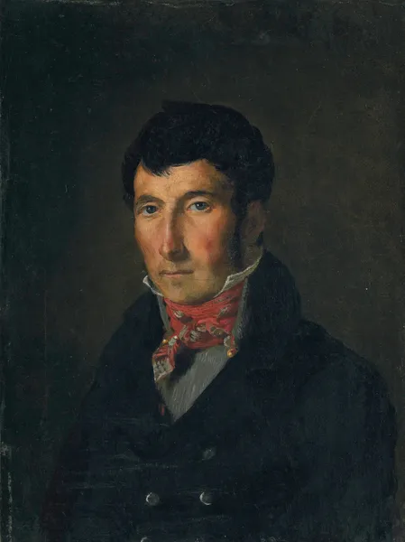 Portrait de Fougerat av Eugène Delacroix