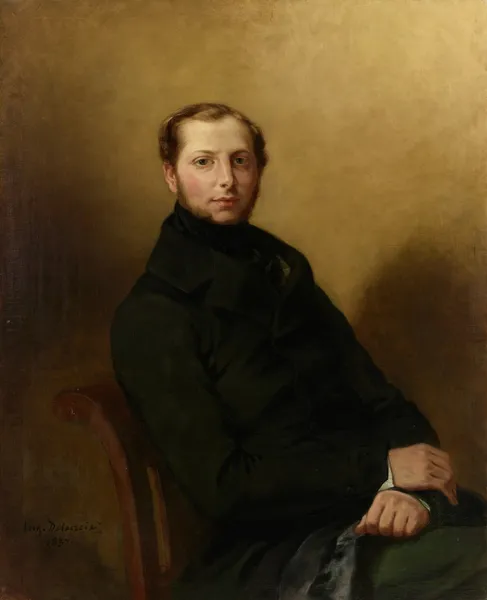 Portrait of Count Charles de Mornay av Eugène Delacroix