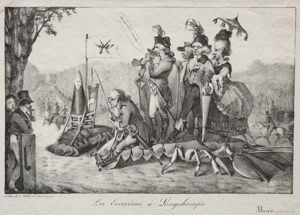 The Crayfish of Longchamps av Eugène Delacroix