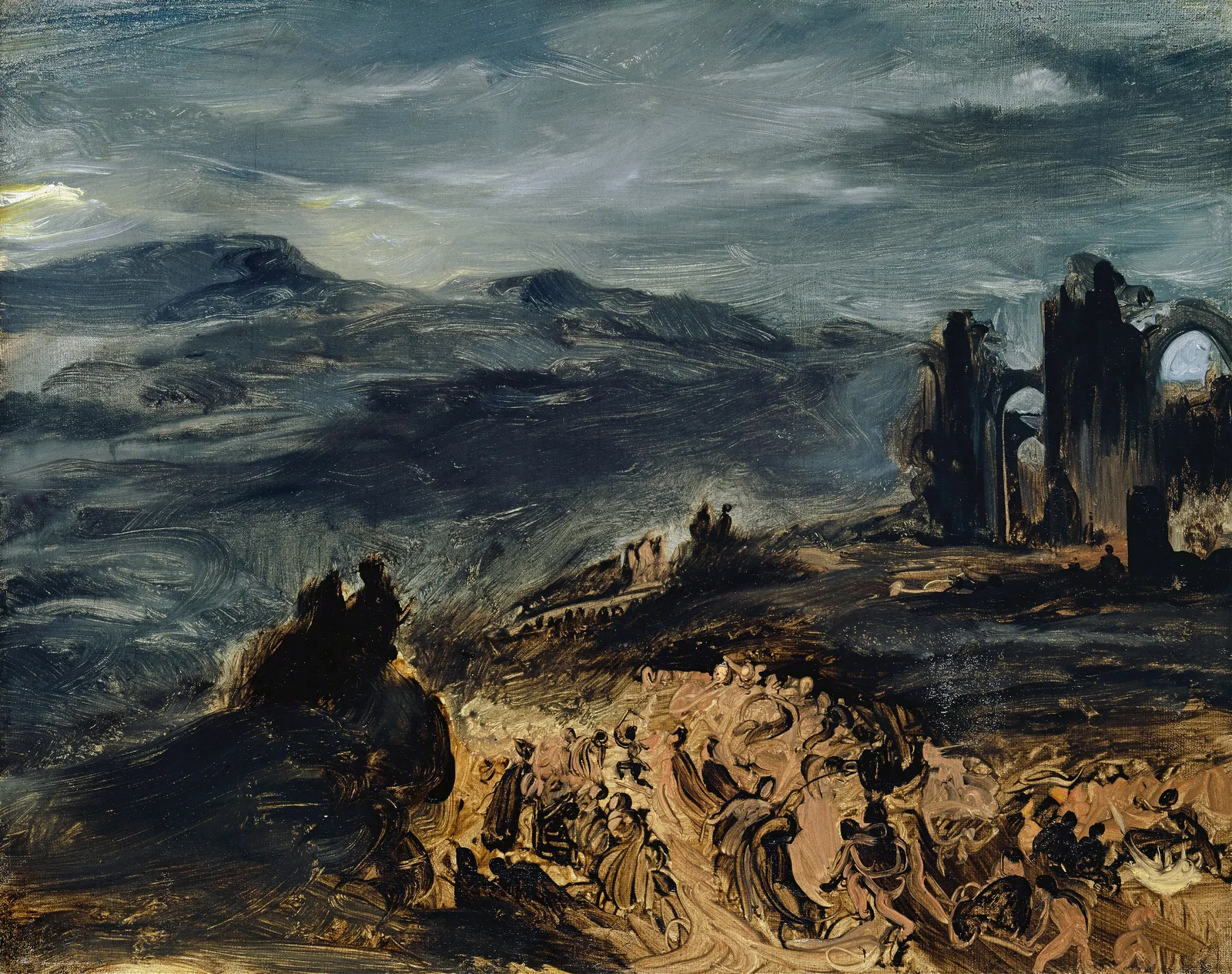 The Witches’ Sabbath av Eugène Delacroix