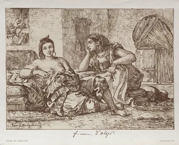 Women of Algiers av Eugène Delacroix