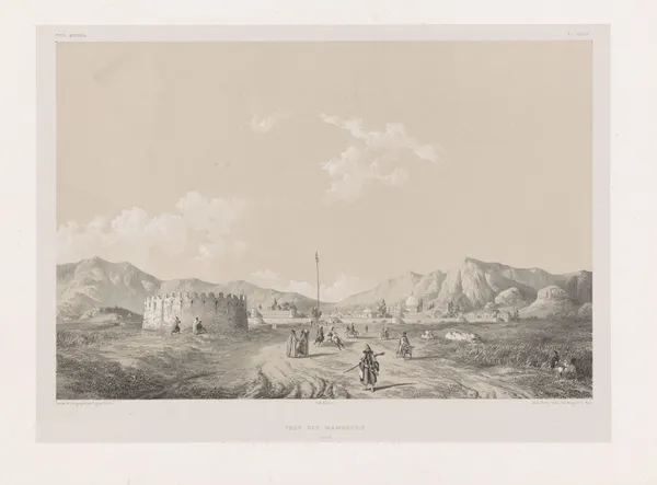 Tour de Mamacenis Chiraz av Eugène Flandin