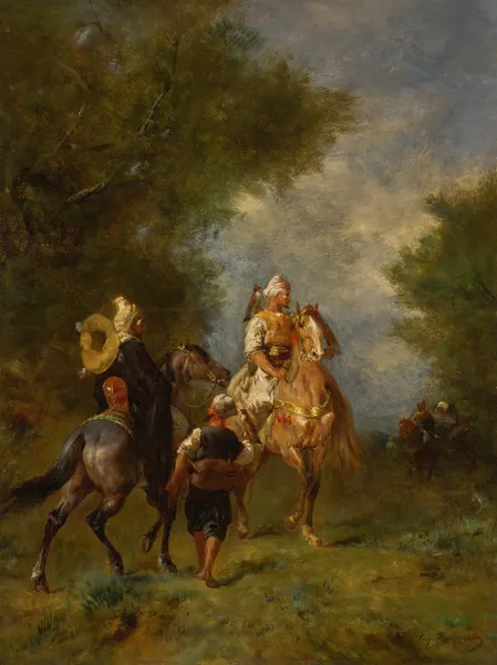 A Hawking Party av Eugène Fromentin