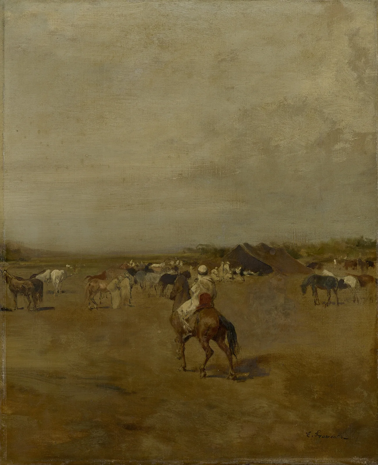Arabian Encampment av Eugène Fromentin