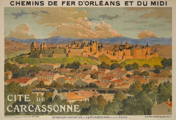 Cité de Carcassonne av Eugène Grasset