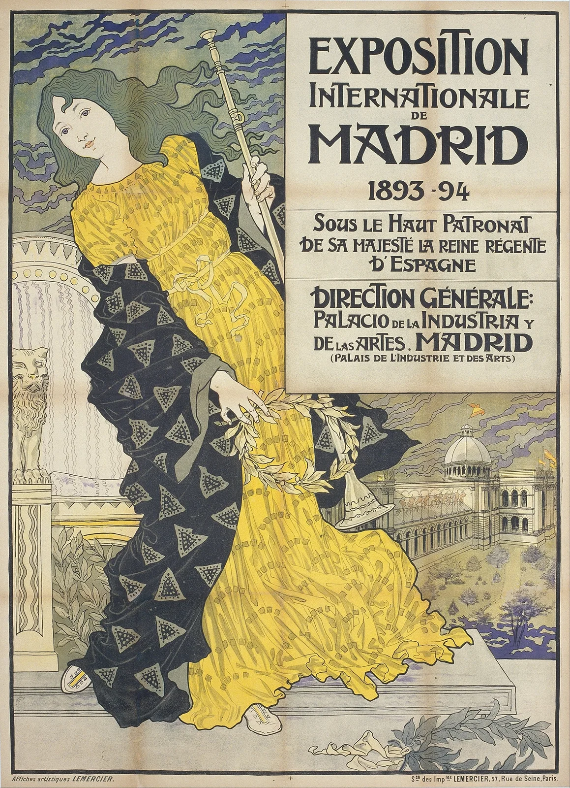 Exposition Internationale de Madrid av Eugène Grasset