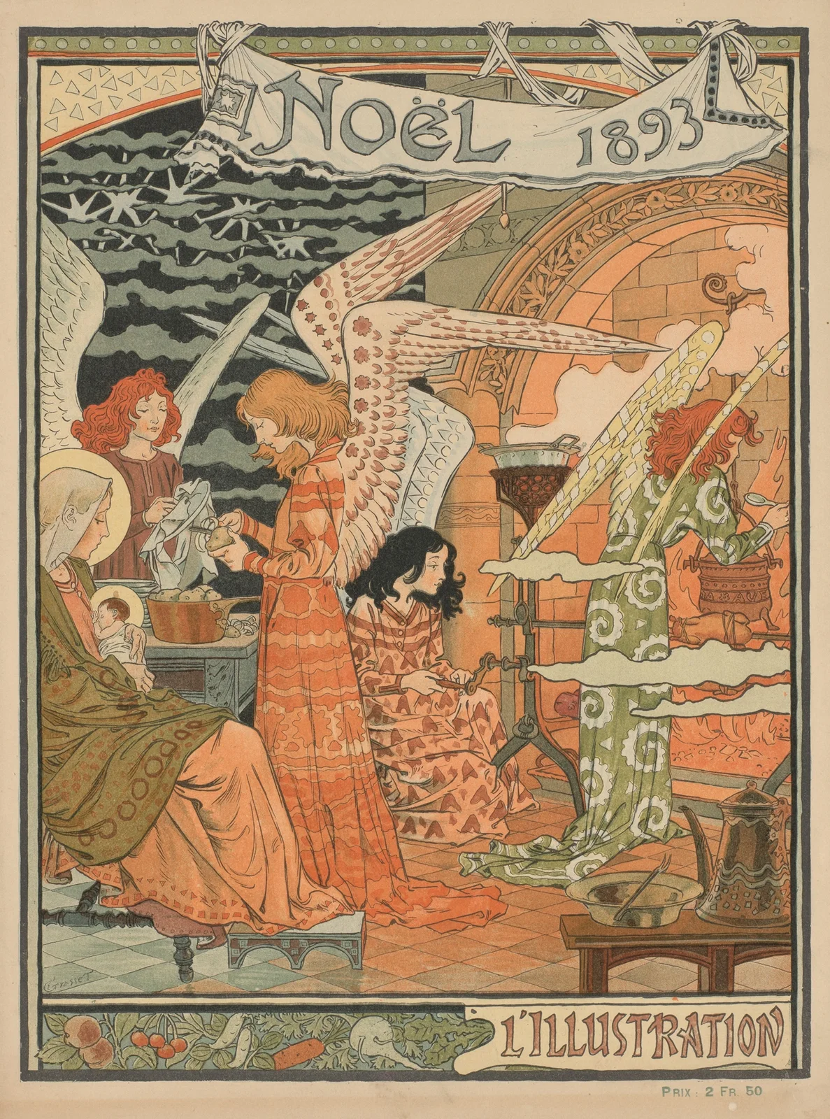 Noel 1893 av Eugène Grasset