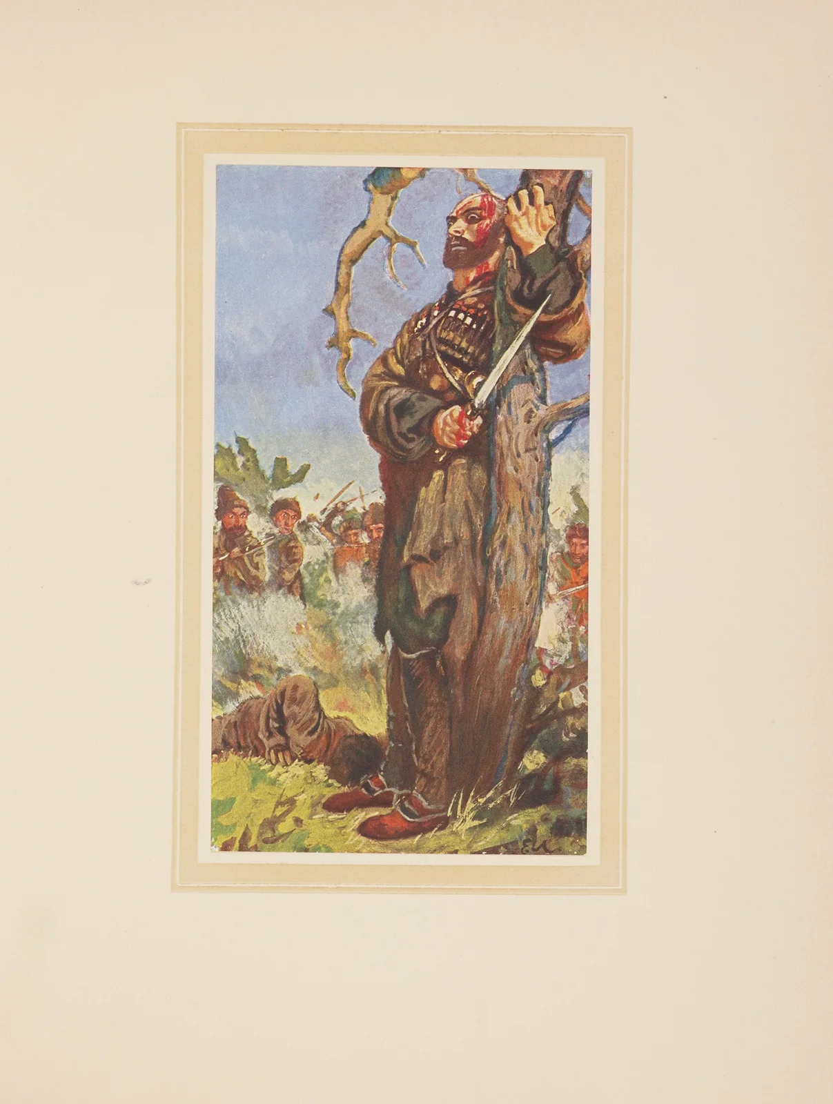 Hadji Murat Pl.24 av Eugene Lanceray