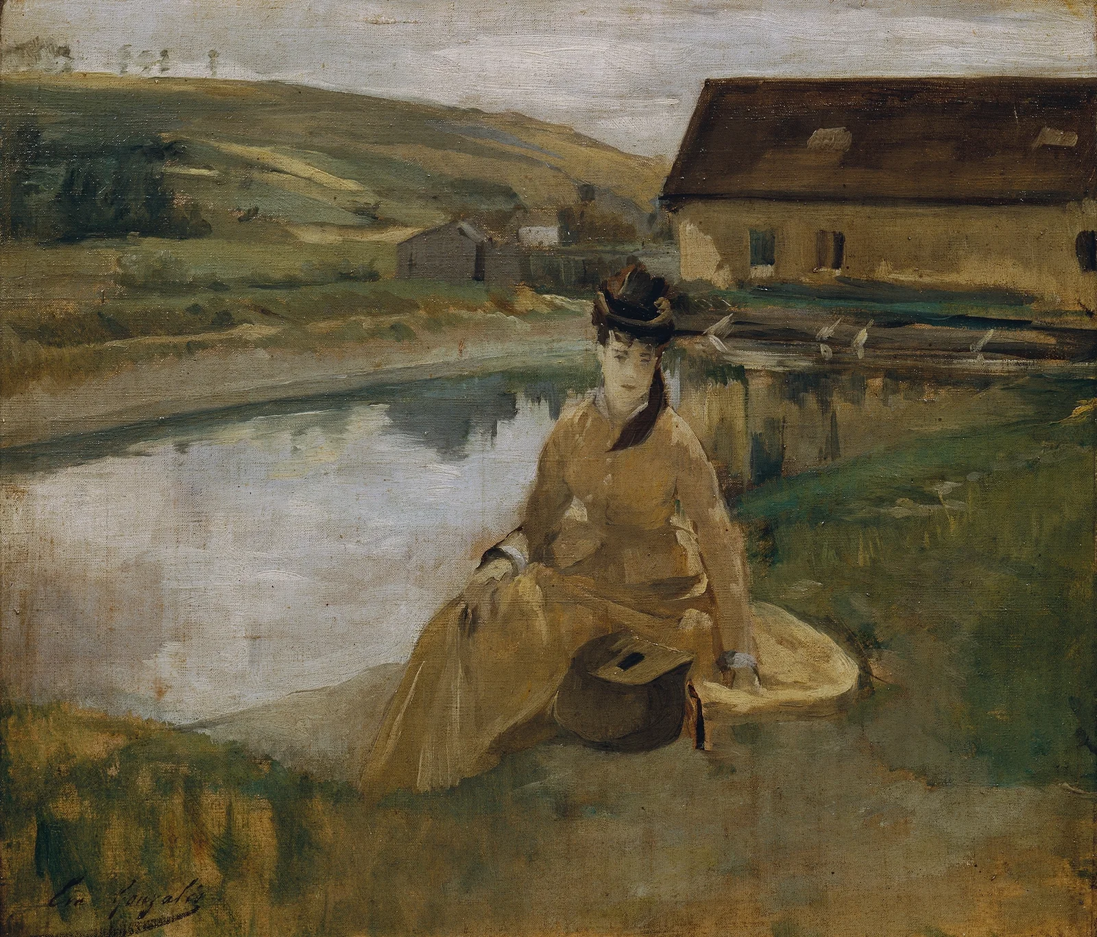 Am Wasser av Eva Gonzalès