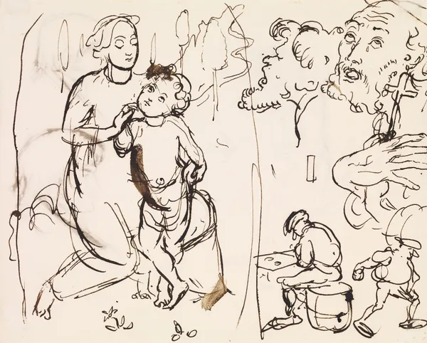 Parodies of Old Masters av Sir John Everett Millais
