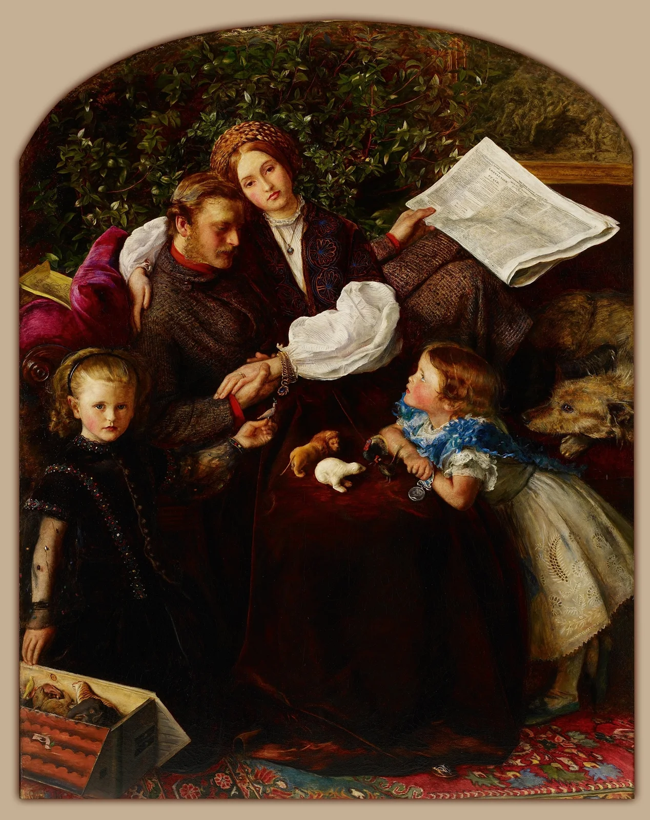 Peace Concluded av Sir John Everett Millais