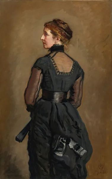 Portrait Of Kate Perugini, Daughter Of Charles Dickens av Sir John Everett Millais