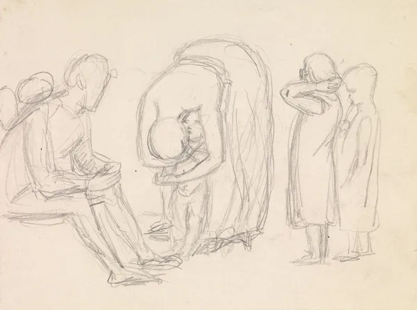 Tennyson’s Dora – Figure Studies av Sir John Everett Millais