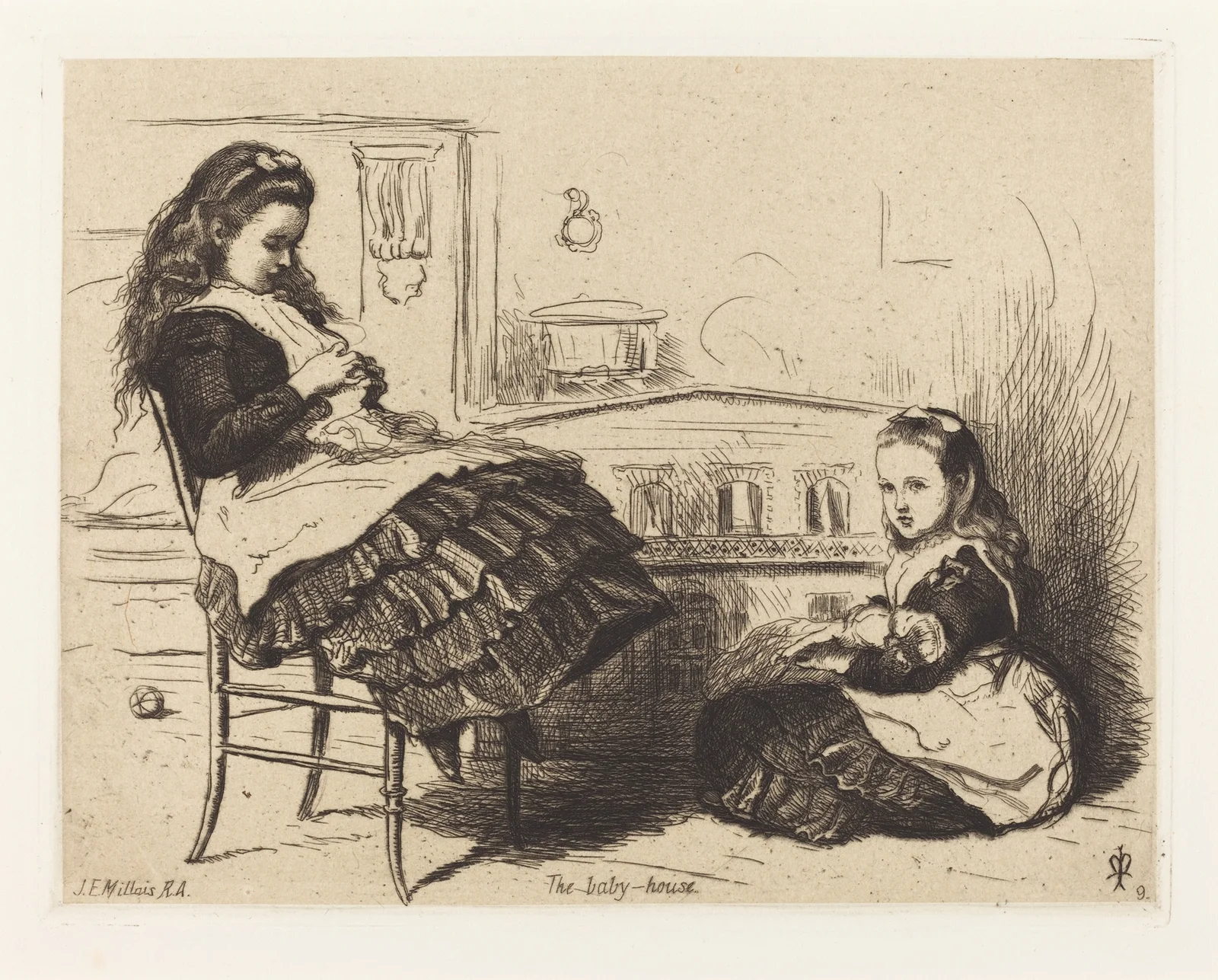 The Doll House av Sir John Everett Millais