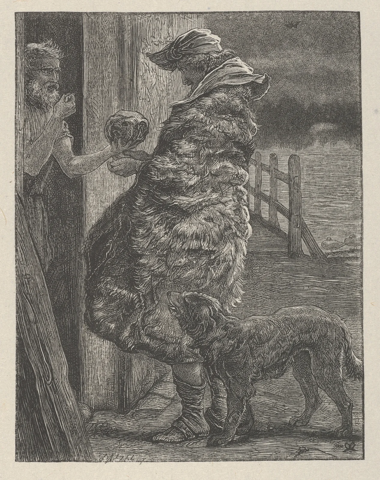 The Importunate Friend av Sir John Everett Millais