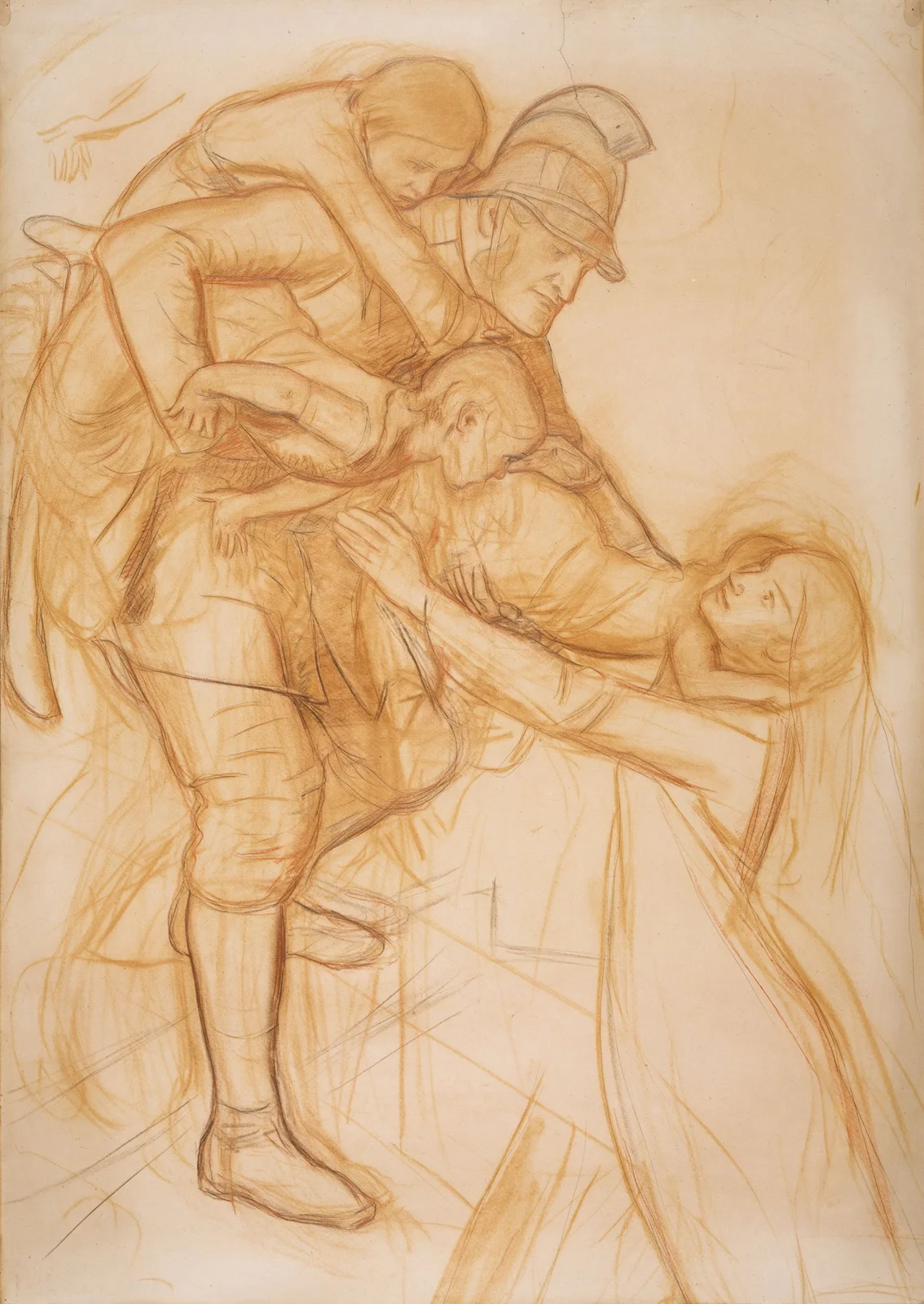 The Rescue av Sir John Everett Millais