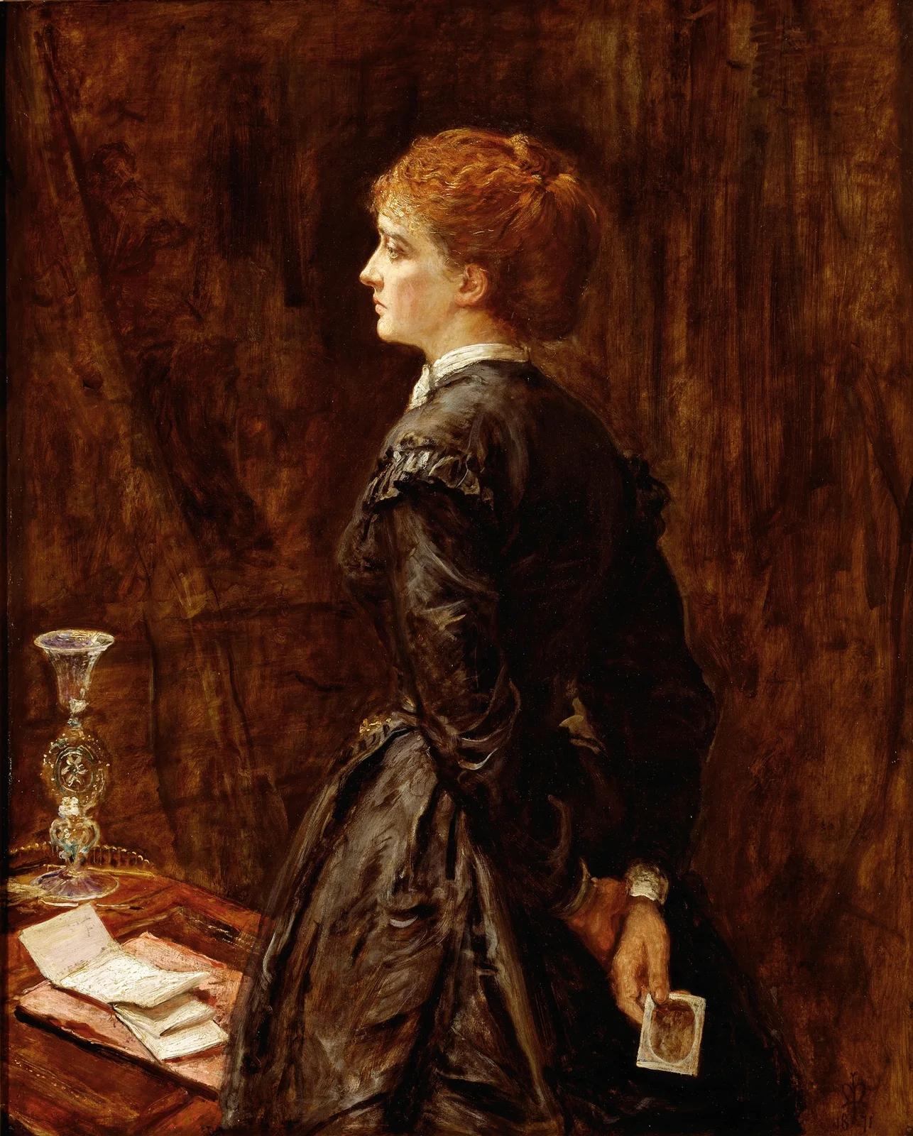 Yes or No? av Sir John Everett Millais