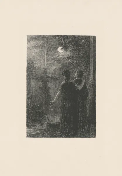 Béatrice et Bénédict. Acte Ier. Nocturne av Henri Fantin-Latour
