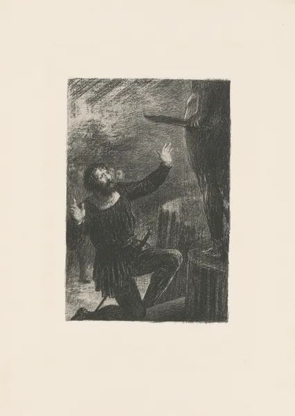 Benvenuto Cellini. Acte III. La fonte du Persée av Henri Fantin-Latour