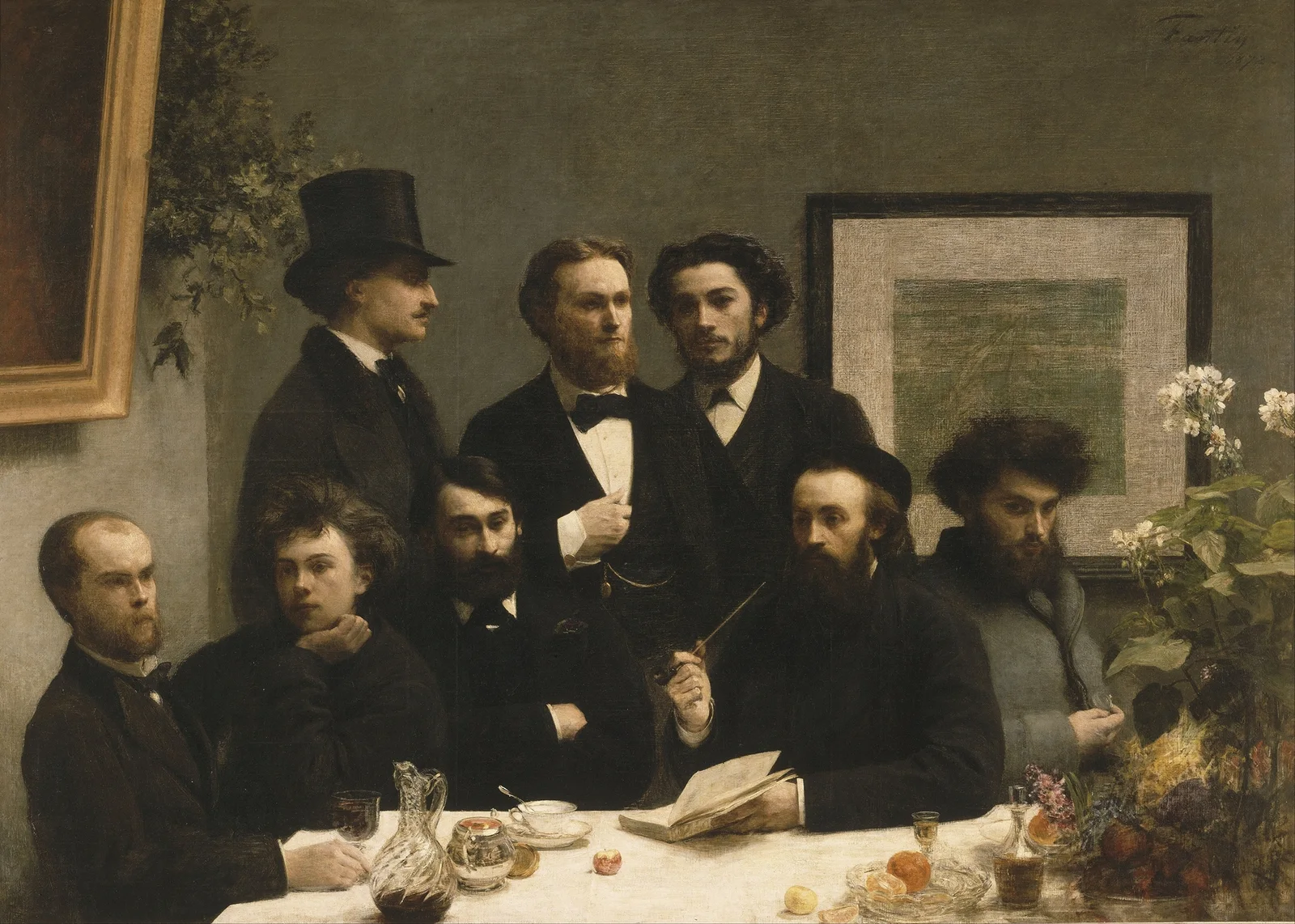 By The Table av Henri Fantin-Latour