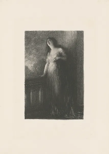 Roméo et Juliette. Confidence à la nuit av Henri Fantin-Latour