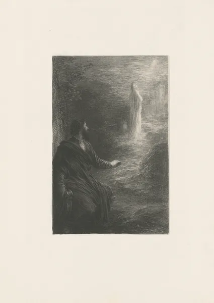 Tannhaeuser. Acte III. L’Étoile du Soir av Henri Fantin-Latour
